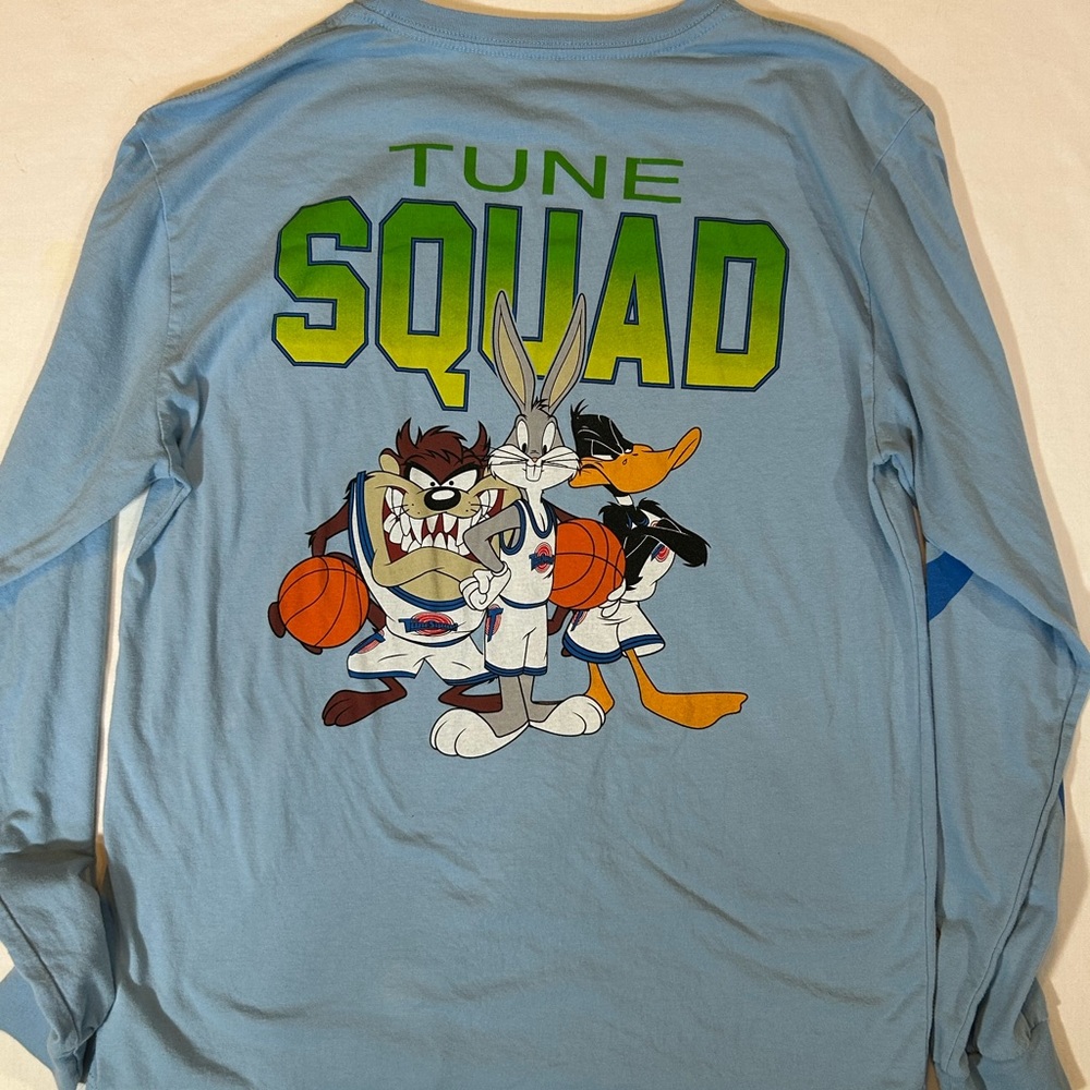 Space Jam Blue Long Sleeve Tee